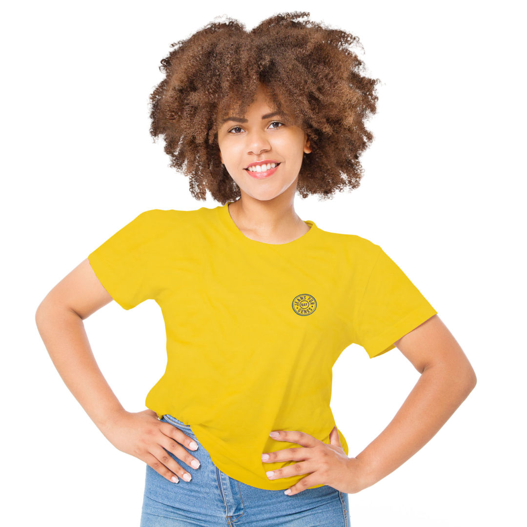 Women's Logo T-Shirt Yellow - Jeans for Genes